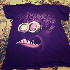 Angry purple minion from Despicable Me 2 t shirt