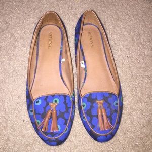 Blue Merona Flats