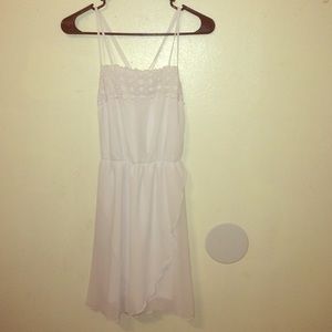 Silky white Dress