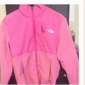 Pink north face