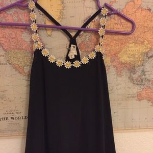 LA hearts daisy tank