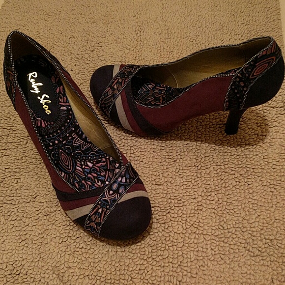 Purple "Heather" Tap Your Tones Ruby Shoo Heels