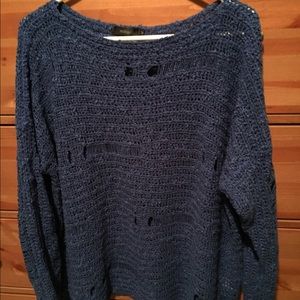 Millau blue sweater from LF boutique.