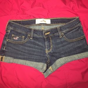 Hollister jean shorts