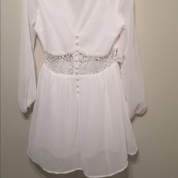 Brand new white Tobi dress! Long sleeve