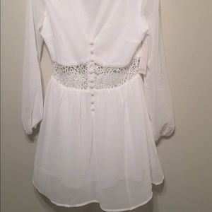 Brand new white Tobi dress! Long sleeve