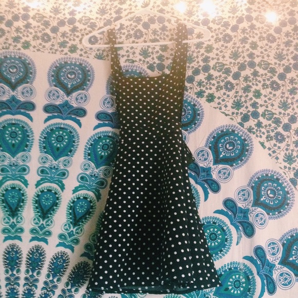 Forever21 Polka Dot Overalls