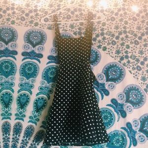 Forever21 Polka Dot Overalls