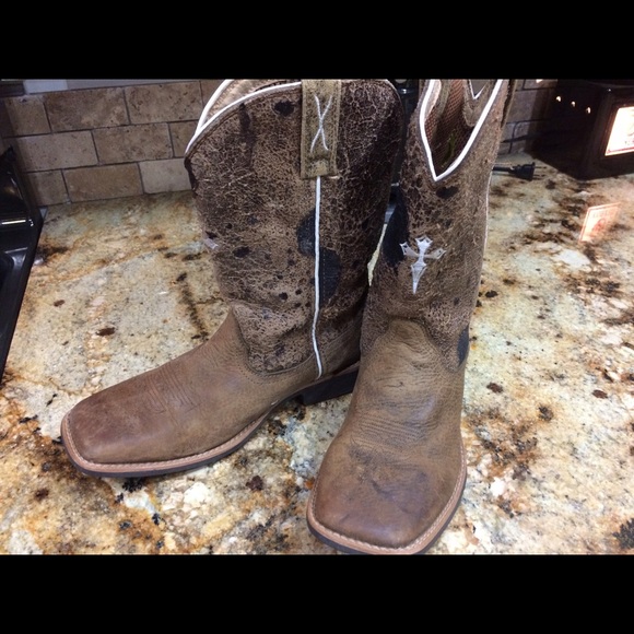 Cowboy boots 4M youth distressed look