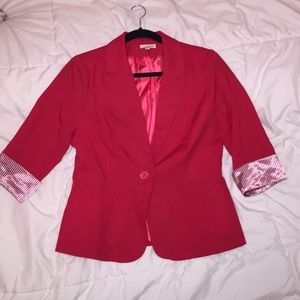 Red blazer