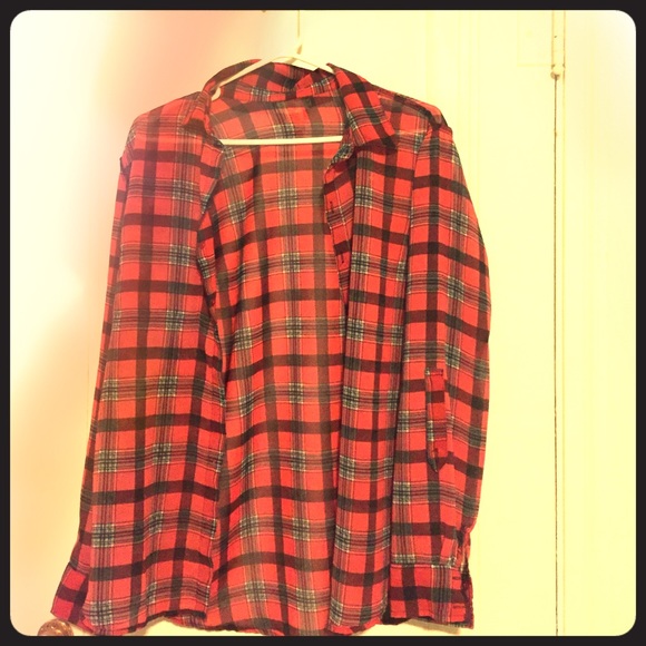 Forever 21 multi-colored flannel - Picture 1 of 1