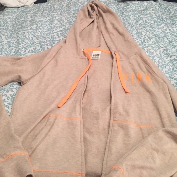 Pink zip up hoodie xs - Picture 1 of 2
