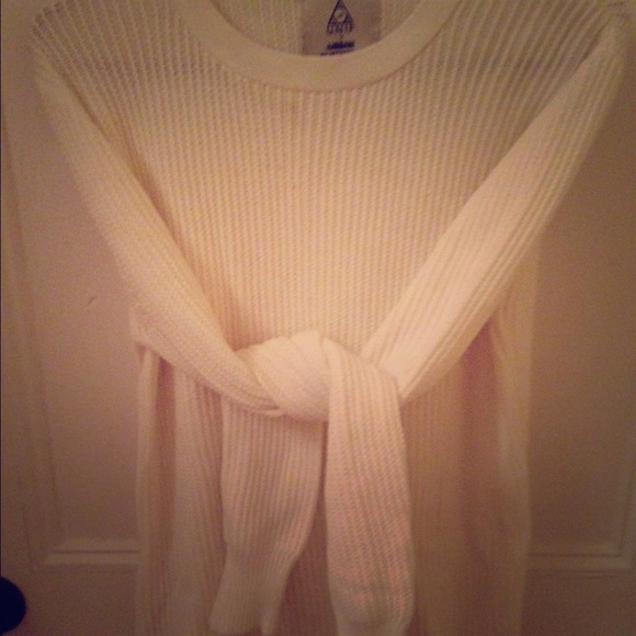UNIF UO waffle knit tunic sweater