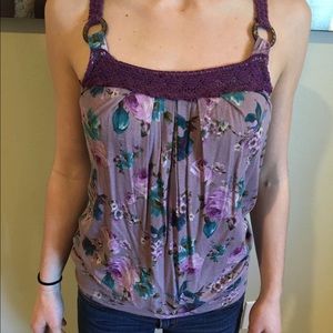 NWOT Full Tilt Floral Tank!