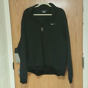Nike womens 3/4 zip pullover fleece