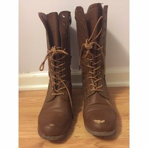 Forever 21 Tall Combat Boots