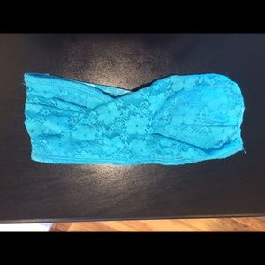 NWOT Bright Blue Bandeau!