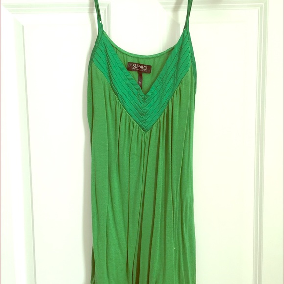 Buffalo green tank top.