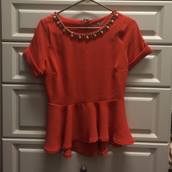 Darling xs peplum top