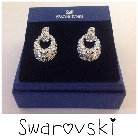 Swarovski Jewelry - Swarovksi Rarely Pierced Earrings