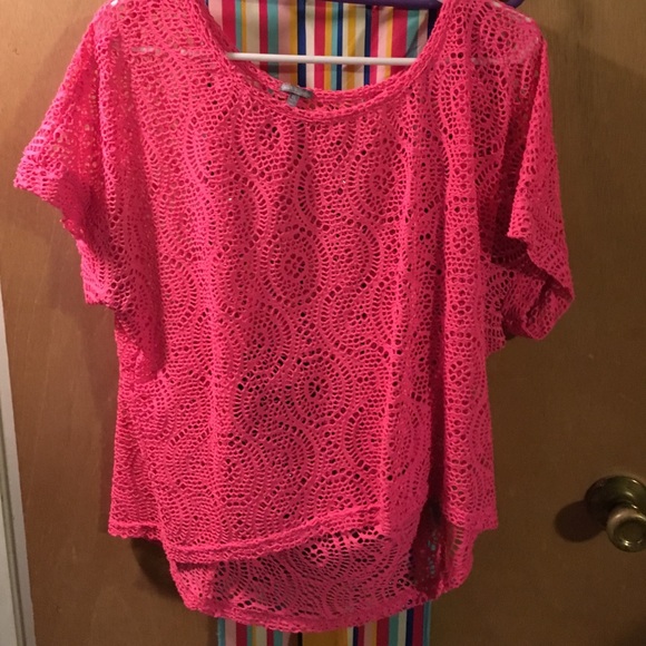 hot pink Charlotte Russe top