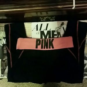 Pink yoga capris