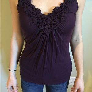 NWOT Full Tilt Midnight Purple Blouse!