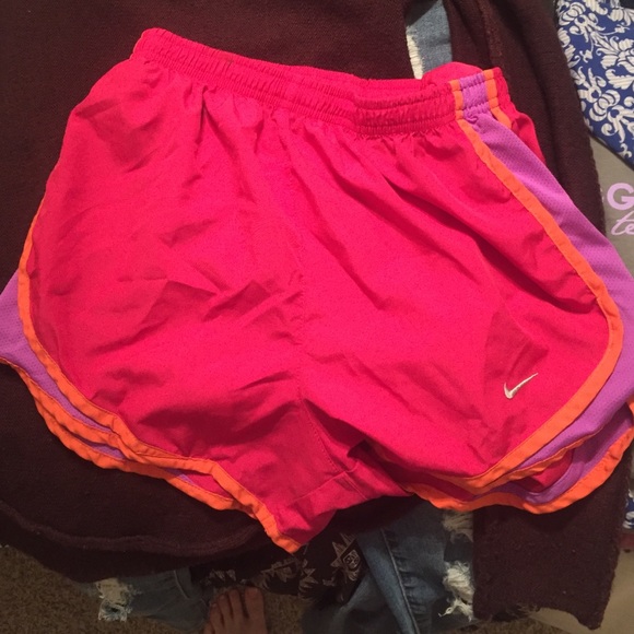 Pink nike shorts