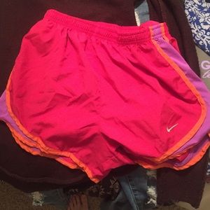 Pink nike shorts