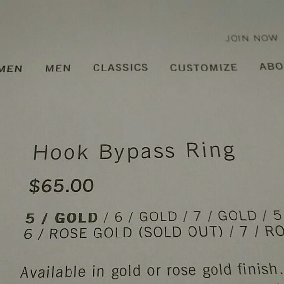 NWT hook bypass ring - Picture 2 of 3