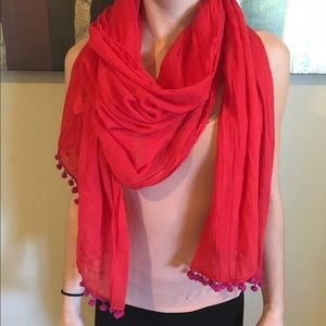 NWOT Red Scarf