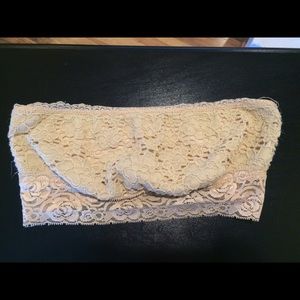 NWOT Cream Bandeau!