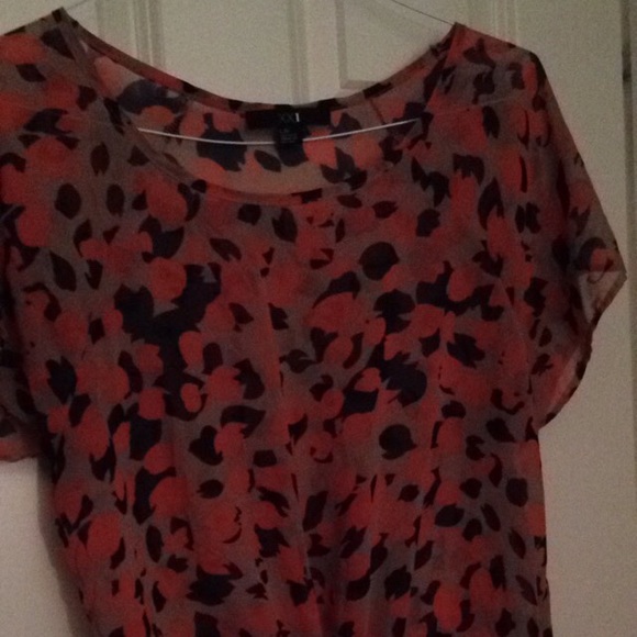 XXI patterned sheer shirt
