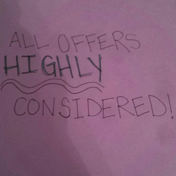 **ALL OFFERS HIGHLY CONSIDERED!!!!!**