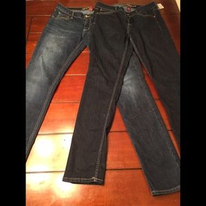 Arizona Jeans! Left: 11 Long. Right: 13 Average