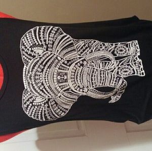 💕SALE💕 Black TeenBell Elephant Tank