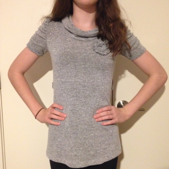 Stylish grey long shirt