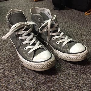 Grey Converse High Tops
