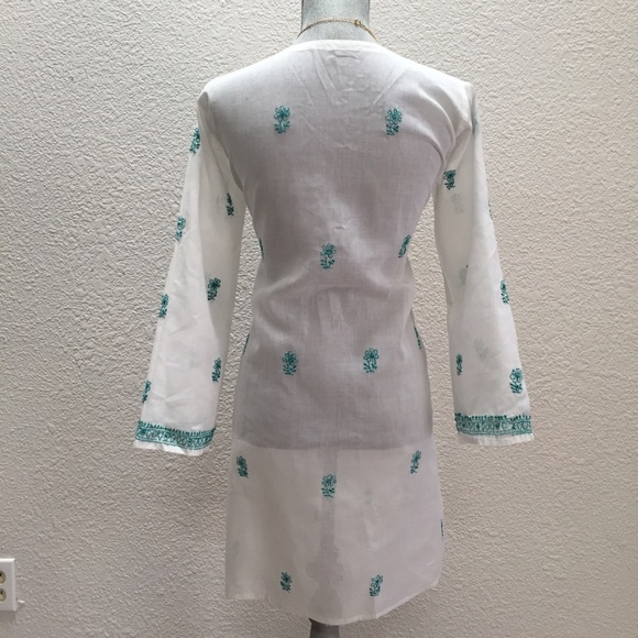 NWT hand embroidered tunic (handmade in India) - Picture 4 of 4