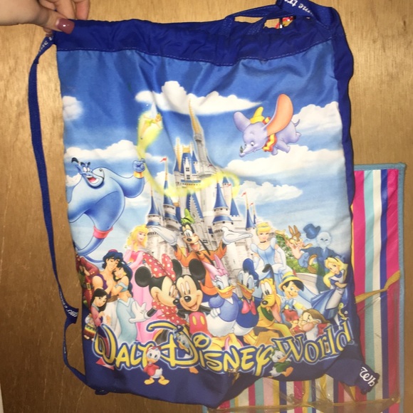 Draw string Disney bag