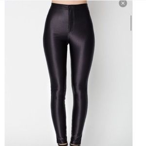 AA Black disco pants