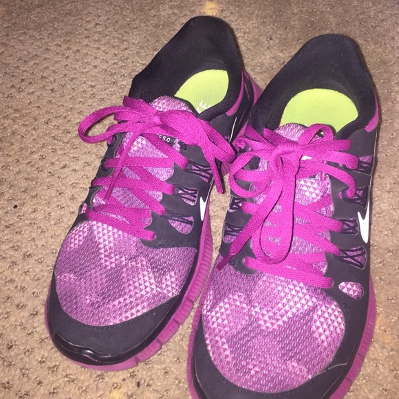 Nike 5.0 pink/purple color free runs.