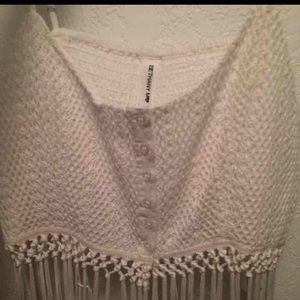 Bethany Mota fringed boho top
