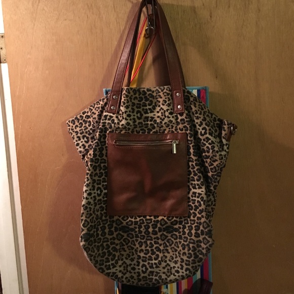 Cheetah print bag