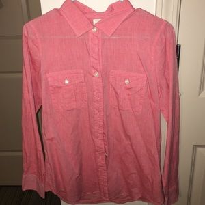 J.Crew button down red shirt