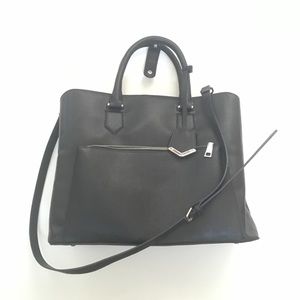 Zara black city bag