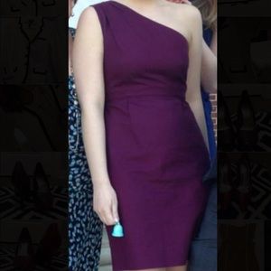 J. Crew One Shoulder Bridesmaids Dress