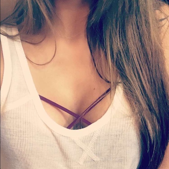 💥BOGO 1/2 OFF💥 OXBLOOD CAGED BRALETTE