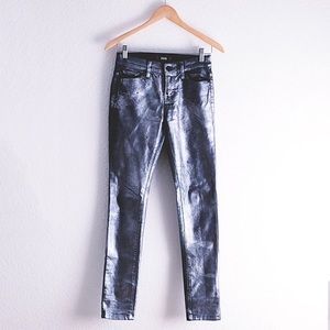 Urban Outfitters BDG silver coated denim