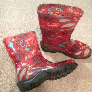 Paisley Rain Boots